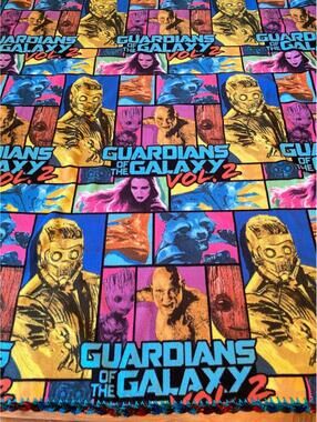 Superhero Fleece Crochet Ends Blanket Guardians Of Galaxy